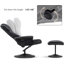 Aashka Ergonomic Faux Leather Recliner with Footrest-1378975471