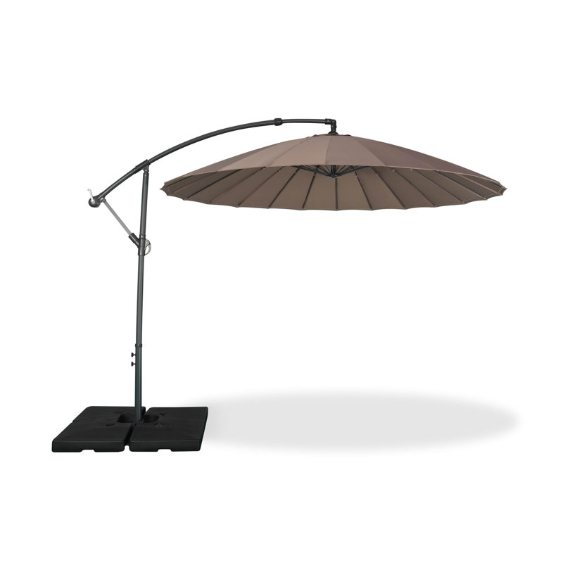 Conti 280cm Cantilever Parasol, Brown