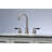 Kingston Brass Kaiser Two-Handle 3-Hole Deck Mount Widespread Bathroom Faucet with Brass Pop-Up Drain-31820152