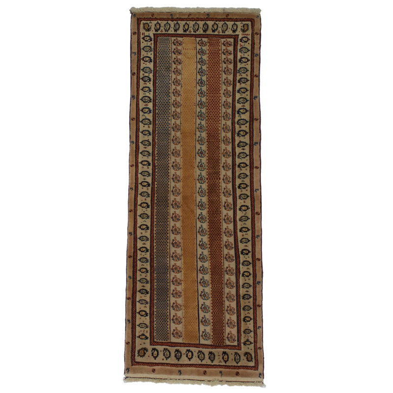 Asharna Oriental Area Rug in Beige