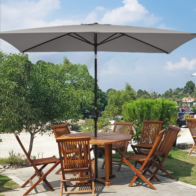 Parasol de terrasse pour l'extérieur 10 pi x 7 pi Moonisah