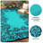 Waterproof Outdoor Rug with Plastic Border - Reversible Deck Mat, UV Resistant, Stain Resistant, Easy to Clean Camping Carpet for Backyard-1344008700-1344008701
