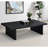 Caroline Black Rectangular Engineered Laminate Coffee Table