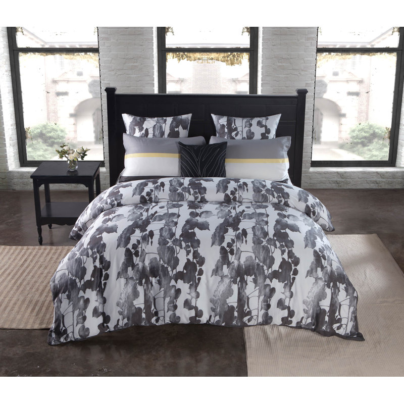 Ensemble de housse de couette réversible Kara, Housse de couette très grand et 2 taies d'oreille