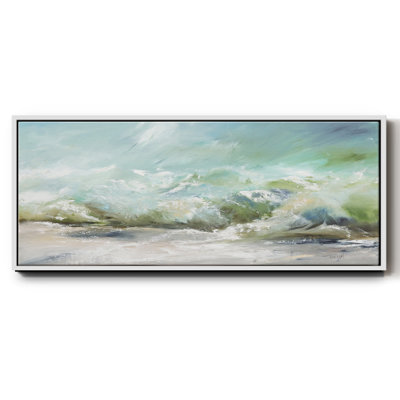 The Wave V1- Framed Canvas