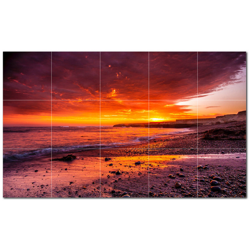 Panneau décoratif en céramique satinée 12 po x 12 po
