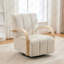 Fauteuil d'appoint pivotant de 30,7 po et pivotant à 360 ° de style moderne avec fauteuil de lecture capitonné Comfy Channel, fauteuil simple avec accoudoirs pour chambre à coucher, bureau et salon.-52379101
