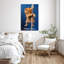 «Little Cat Hang In There», reproduction d'art graphique sur toile tendue 1 pièce-1417206304