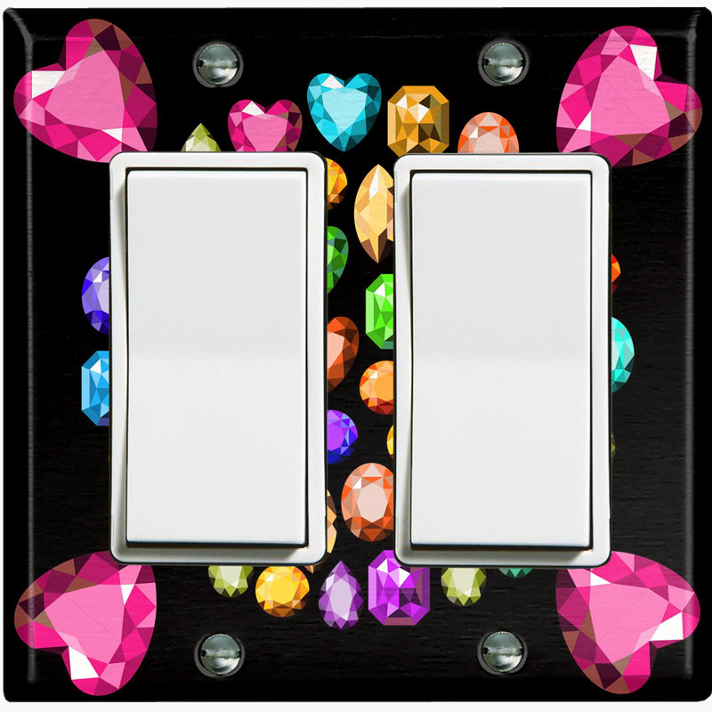 Patterned Rocker Standard Wall Plate
