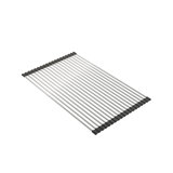 Roller Mat, Stainless Steel w/ Black Edging; Fits 1500, 1501, 1551, 1602, 1604, 1633 (outer ledge)