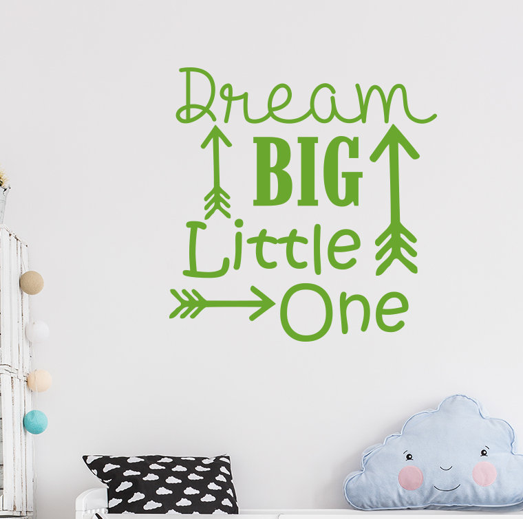 Décalcomanie murale big little rêve Baumeister, Vert citronnier