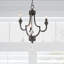 Lustre classique à 3 lumières de style bougie avec détails en cristal Danaleigh-761241612