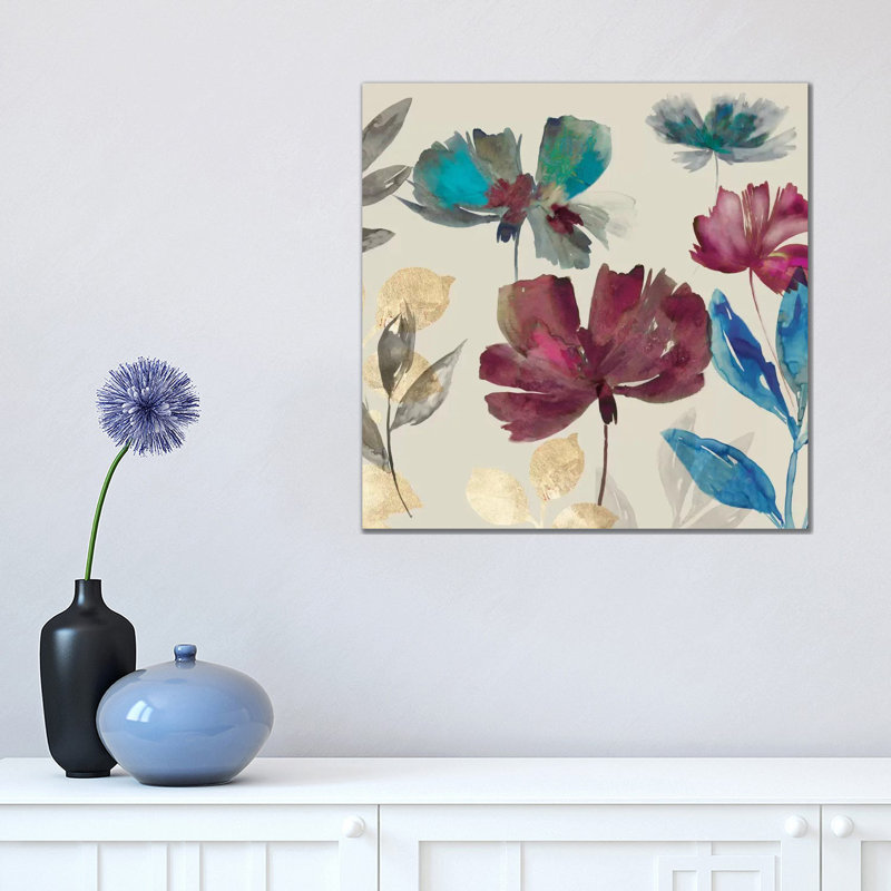 Cascade II 1 Piece Wrapped Canvas Painting