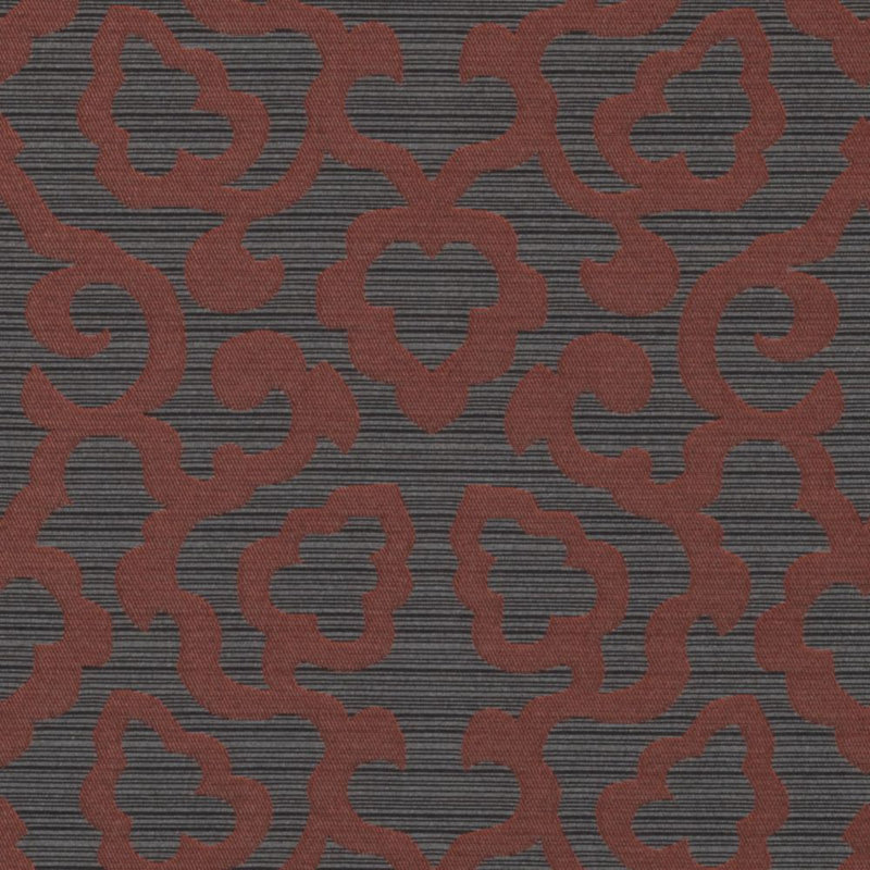 Tissu Crypton Jacquards tissé vii, Cerise noir