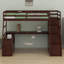 Lit mezzanine avec tiroirs, tablettes et bureau-88010932-75856167