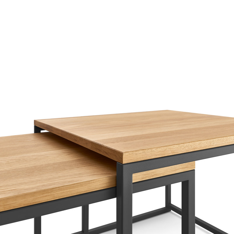 Yula Nest Of Tables, Anthracite