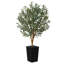 Olive artificielle George avec pot décoratif, faux olivier résistant aux rayons UV avec tronc naturel-1799478853-1799478852