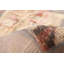 Tapis décoratif en coton brun/beige noué à la main de conception unique 4 pi 7 po x 6 pi 5 po Derric
