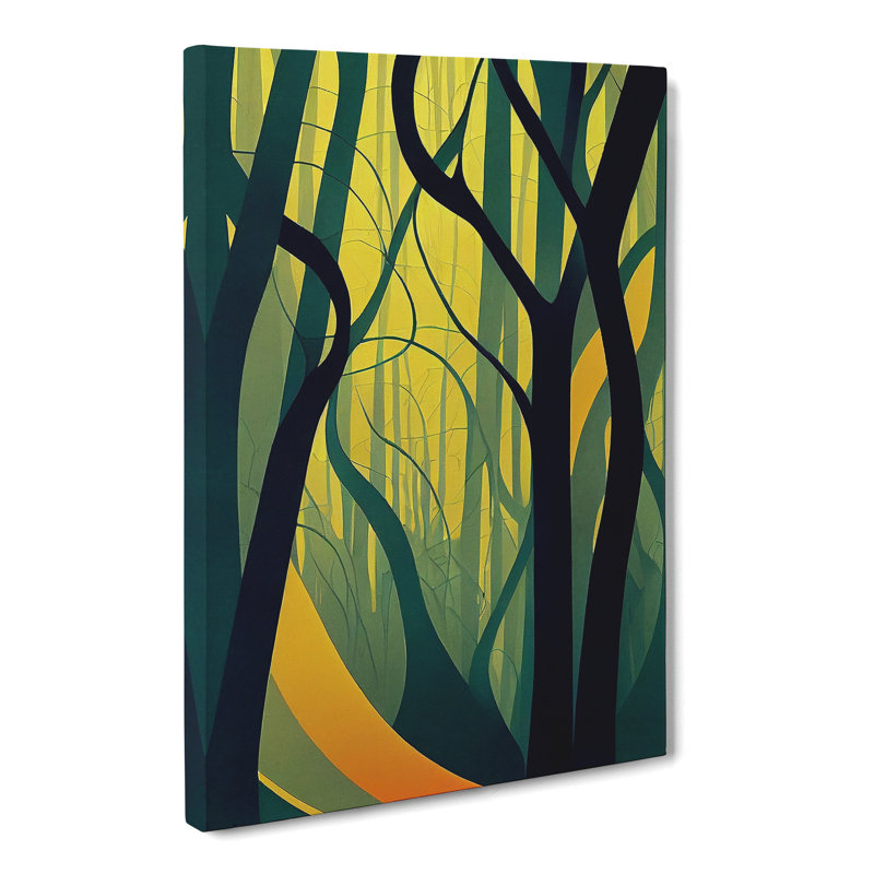 Forest Digital - Wrapped Canvas, 60cm H x 40cm W x 3cm D