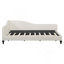 Lit de jour simple en L en forme de L, avec pieds solides, beige-341317863-341317914