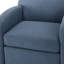 Fauteuil pivotant bleu Edie-1993935772