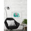 Pretty Parrot - Single Picture Frame Print-2052806363
