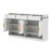 Farmhouse Sideboard With 3 Drawers & 4 Doors-1517346339