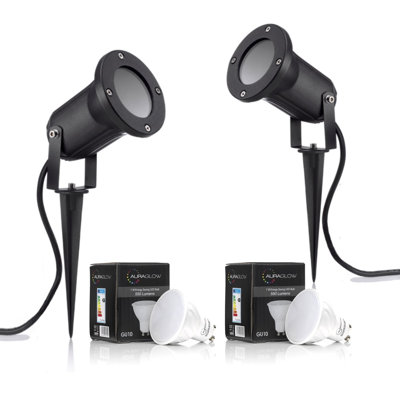 Fults Black Metal Metal Pathway Light Pack