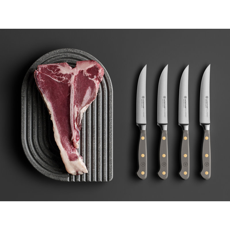 WÜSTHOF Classic Color Velvet Oyster 4.5" Steak Knife