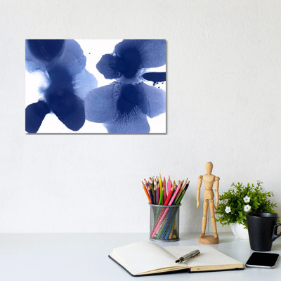 Dynamic Indigo by Hannah Carlson - Print on Canvas