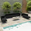 Felsenthal 10 Piece Rattan Sofa Seating Group with Cushions-1810450658-1810450662