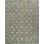 Palmettes Oriental Area Rug in Light Teal/Yellow/Khaki/Coral