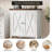 Sideboard Buffet Cabinet, Small Storage Cabinet with Adjustable Shelves and 2 Doors Accent Entryway Console Cupboard for Living Room, Dining Room, Farmhouse Buffet Coffee Bar Storage-911841832