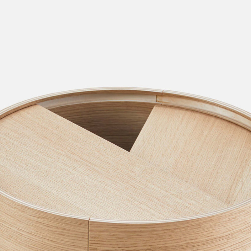 Arc Side Table, Oiled Oak
