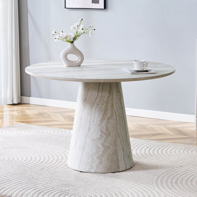 Table de salle à manger ronde 45 "| Coin repas | Table de salle à manger moderne pour la cuisine, H 30 po x L 45 po x l 45 po