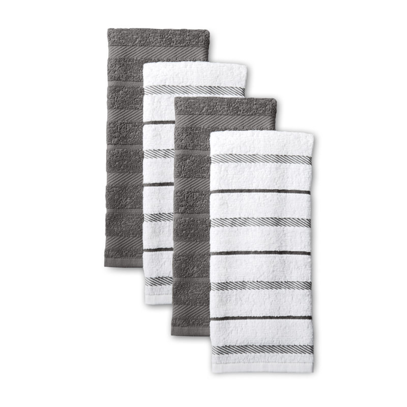KitchenAid Albany Kitchen Towel 4-Pack Set, 14'' L x 7'' D