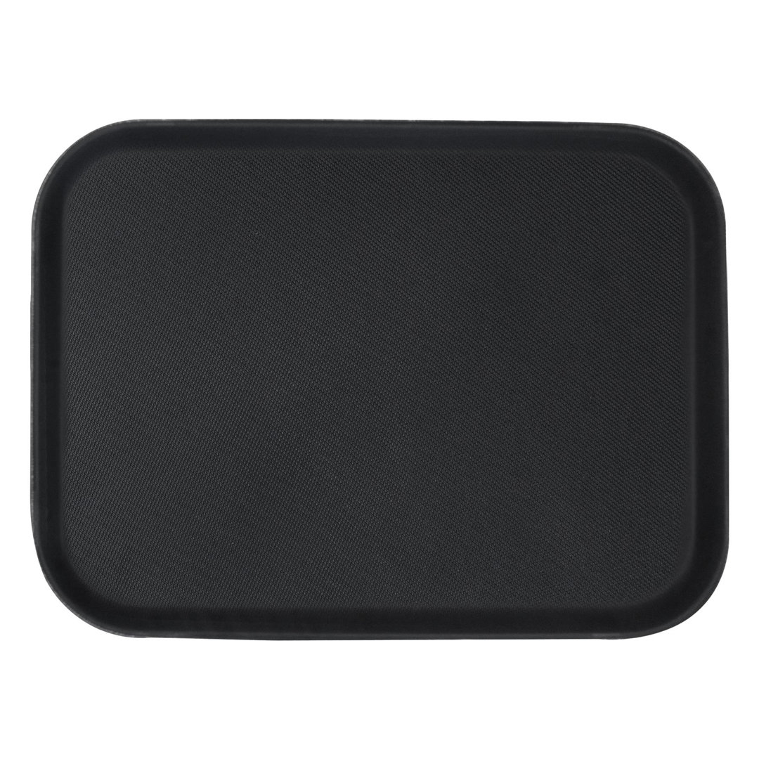 B&Q - Rectangular Serving Tray56 X 41CmReusable Non Slip Stackable Rubberized Food Drinks Platter Tray - Image 2