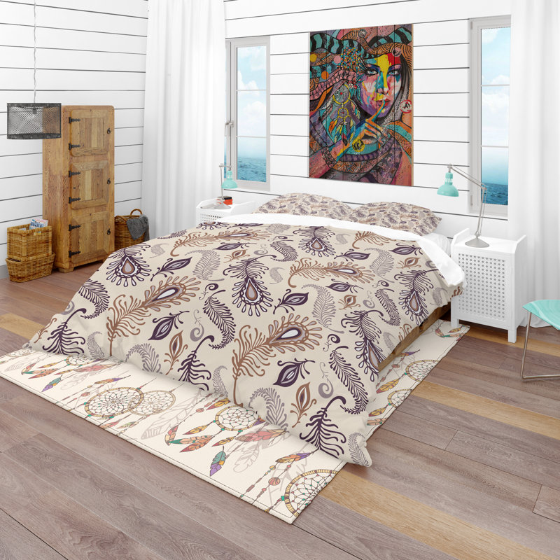 Ensemble de housse de couette sud-ouest, Housse simple + 1 taie décorative