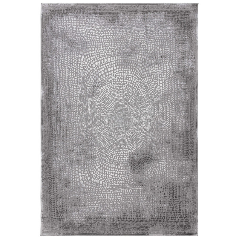 Tapis abstrait Blossie Performance, Rectangulaire 8 pi x 10 pi