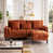 Tissu orange est en rupture de stock