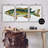 Lake House Bass Fish Wildlife 3 Piece Gray Framed Giclee Art Set by Ashley Aldridge-977638085-977638086
