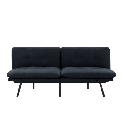Futon Convertible Sofa Bed with Metal Legs