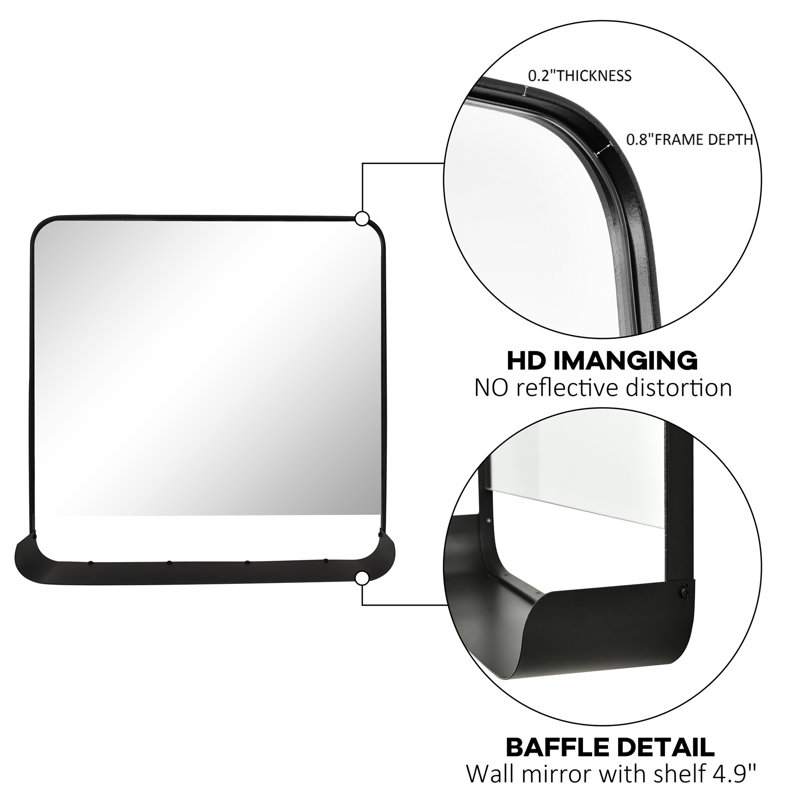 Miroir Yasuri, 31,5 po x 31,5 po
