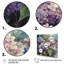 Mauve, vert, lilas I sur impression sur toile-88542947-88542942