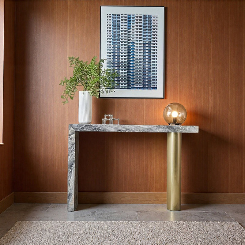 Console moderne en marbre pour hall d'entrée