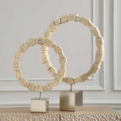 Dezyrae Stone Rings, Set Of 2