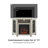 Euripides 48" Corner Media Console with Electric Fireplace-1579742903
