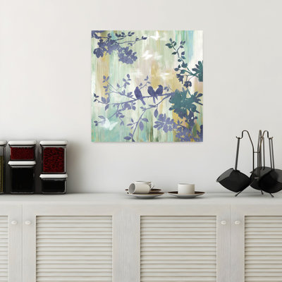Mist Foliage I, oiseau contemporain, architecture, art
