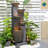 Friedrika Hand Crafted Weather Resistant Floor Fountain with Light