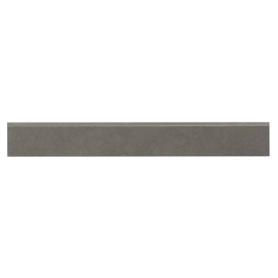 Materika 3" x 24" Porcelain Bullnose Tile Trim in Mud